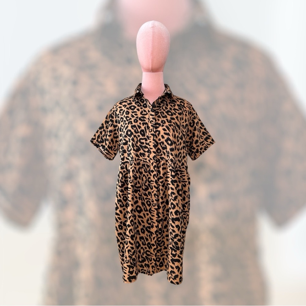 Missguided Animal Print Dress Size 2